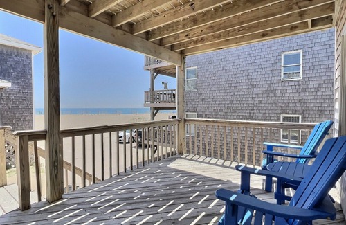 Hatteras Island Cottage | Sea Turtle- Oceanview Villa- Short Walk to Beach- Community Pool & Spa