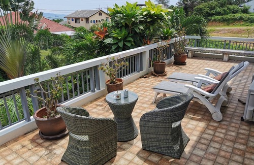 Nong Thale Villa | Sea view from 4 to 6 people 150 meters from the beach seen sea upstairs.