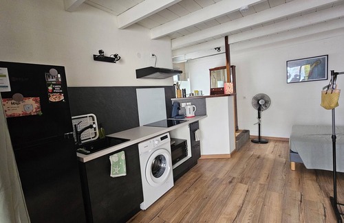Bois de Nefles Apartment | Sea-view studio ideally located for touring the island, with shops close by.