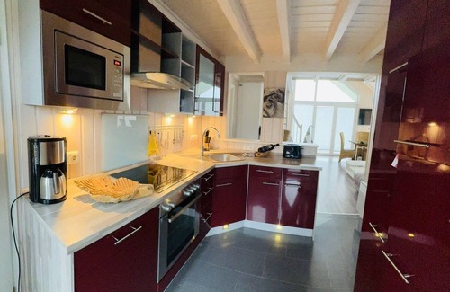 Wesselburenerkoog House | Sealect-Hus 5 direkt an der Nordsee nahe St. Peter Ording - mit Sauna, Whirlpool und Kamin