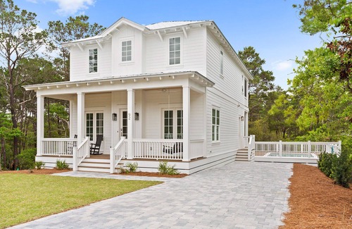 Gulfview Heights House | Seas The Day - Newly Constructed 30A Home, Heated Private Pool, Walk to Beach!
