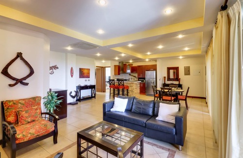 Playa Langosta Apartment | Seaside Ocean-View Escape with Shared Pool, WiFi & W/D - Easy Beach Access