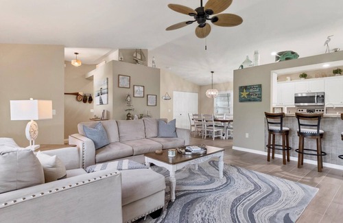 Englewood House | Seaside Sanctuary, coastal home, private beach access and golf cart pick up to restaurants