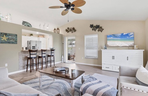 Englewood House | Seaside Sanctuary, coastal home, private beach access and golf cart pick up to restaurants