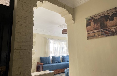 Restinga Smir Apartment | Seaside Serenity: Your Stylish Retreat in Martil Steps Away from the Beach Bliss