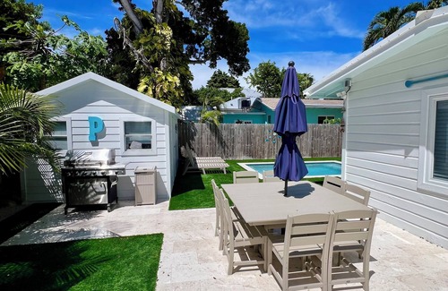 Anglers Park House | Seasonal Key Largo Retreat with Private Pool, Tiki Hut & Beach Access