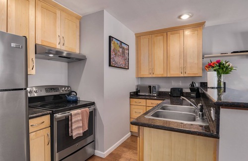 Mann Apartment | Seattle Vacation Home: Thomas Lodge "Boston" - Bright & Comfy, Large Balcony | Garage