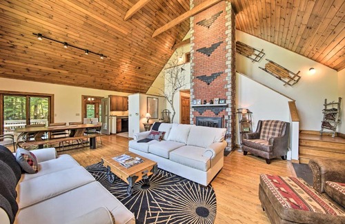 South Casco House | Sebago Lake Gem on Private Cove with Boat Dock!