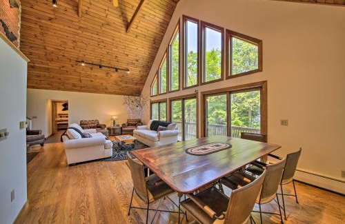 South Casco House | Sebago Lake Gem on Private Cove with Boat Dock!