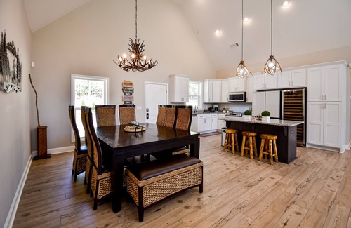 Blairsville Cabin | Secluded 2-story home with private hot tub, game room, fireplace, firepit, decks