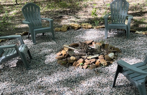 Kingston Cabin | Secluded cabin in the woods with a loft on 25 acres with private walking trails.