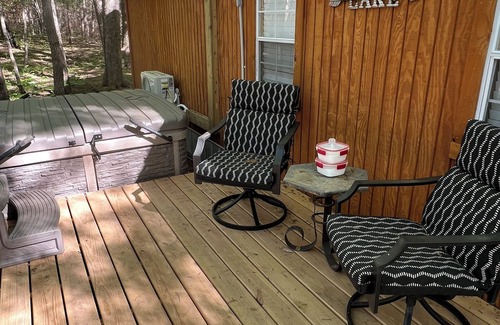 Kingston Cabin | Secluded cabin in the woods with a loft on 25 acres with private walking trails.