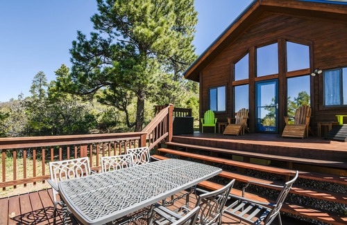 Pagosa Springs Cabin | Secluded cabin near lakes with fantastic outdoor space and modern comforts