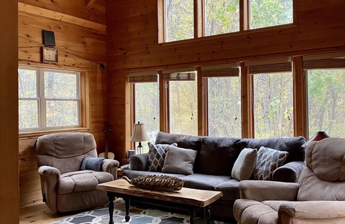 Hayward Cabin | Secluded cabin set back in the woods with dock access on beautiful Round Lake