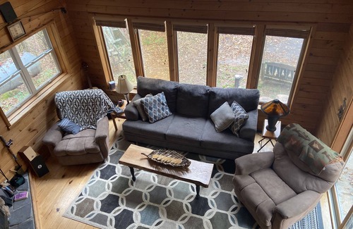 Hayward Cabin | Secluded cabin set back in the woods with dock access on beautiful Round Lake
