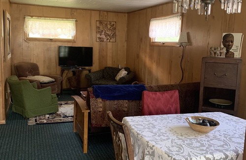 Waupaca Cottage | Secluded city cottage. 3 blocks from beach & Main Street shopping