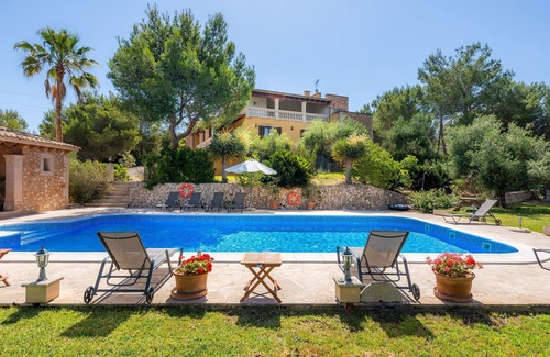 Felanitx Villa | Secluded Country House with Pool, Terraces, Balcony, Garden & Wi-Fi