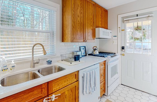 Berlin House | Secluded dog-friendly home with deck, large lawn, streaming, washer/dryer, & AC