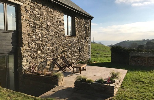 Chillington House | Secluded East Prawle Barn Down A Private Track With Un-interrupted Sea Views