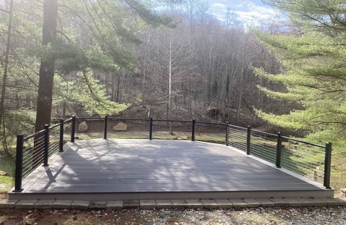 Warsaw House | Secluded Fully Furnished Home with Deck overlooking a Pond
