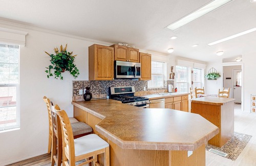 South Fork House | Secluded home with RV parking & hookup, fast WiFi, & fire pit - dogs OK