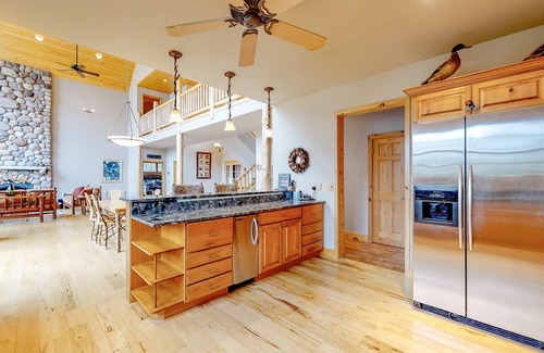 Manitowish Waters House | Secluded lakefront home on 10 lake chain with private dock and swimming