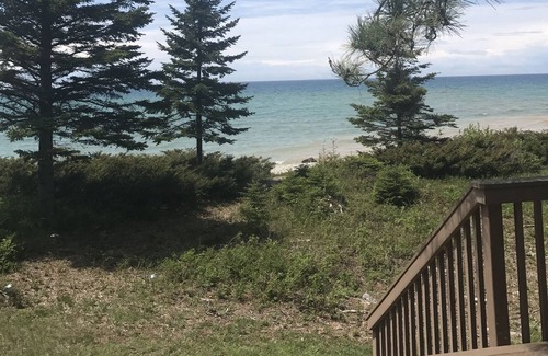 Beaver Island House | Secluded location with your own private beach
