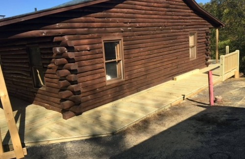 Lexington Cabin | Secluded Log cabin overlooking the Maury River Outside of Lexington , Va