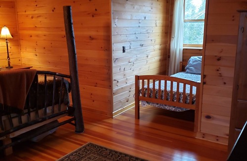 Hayward Cabin | Secluded Log Home in the NATIONAL FOREST. ATV TRAILS CROSS OUR PROPERTY