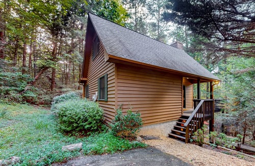 Cashes Valley House | Secluded mtn-view home with firepit, private hot tub, streaming, fireplace, W/D