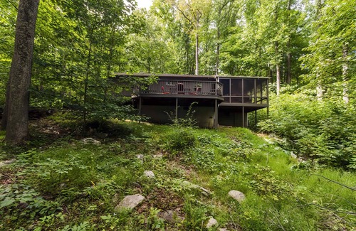 Berkeley Springs Cabin | Secluded Oasis w Hot Tub, Screened-in Porch, WiFi!