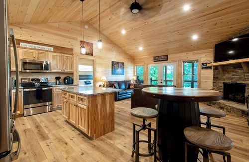Murphy Cabin | Secluded, Peaceful Mountain Cabin-Great Views, Hot Tub, Fire Pit, Pet Friendly