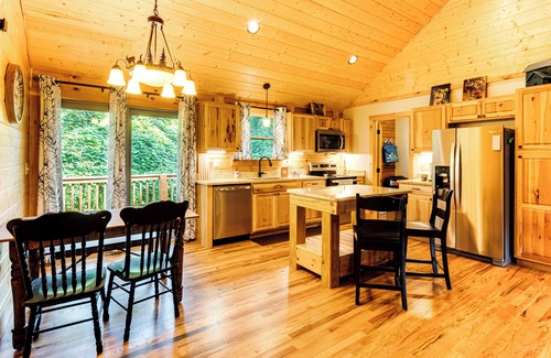 Hendersonville Cabin | Secluded, Private! Forested Hendersonville Retreat