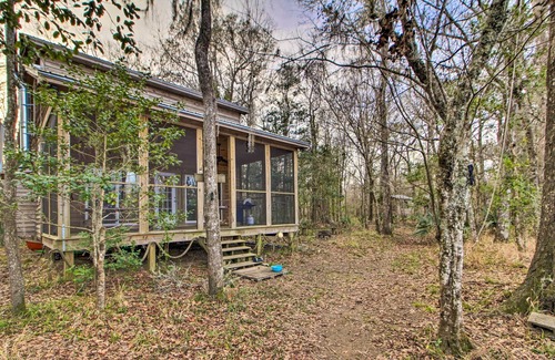 Georgetown Cabin | Secluded Santee River Island Retreat w/Dock!