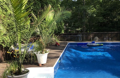 Westhampton House | Secluded Summer Getaway - Heated Pool, Private Driveway