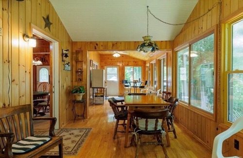 Town of Macomb Cabin | Secluded Waterfront Cabin - Standing Stone Camp