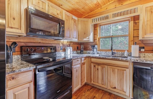 Cherokee Cabin | Secluded wilderness cabin retreat in Bryson City- Dog friendly! WiFi A/C