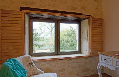 Gontaud Villa | Secure private heated pool, games room, view. Walk to historic town, restaurants