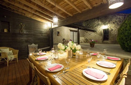 Gontaud Villa | Secure private heated pool, games room, view. Walk to historic town, restaurants