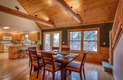 Pagosa Springs House | See Fall's Changing Colors! Forest Cabin with Fenced Yard, Loft - Near Pagosa Springs!