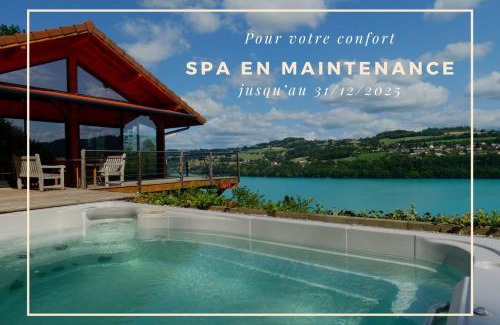 Villages du Lac de Paladru House | SEEBLICK romantic chalet spa lake view