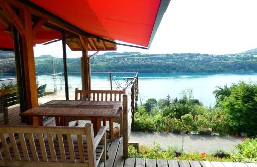 Villages du Lac de Paladru House | SEEBLICK romantic chalet spa lake view