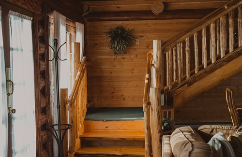 Seeley Lake Cabin | Seeley Cabin at Tamaracks Resort, a log lakefront cabin on Seeley Lake, Montana.