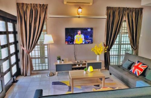 Kampung Sungai Nibong House | Semi-Detached, Up to 24 Pax, 3200sqft, 4 Bedrooms, 3 Bathrooms, 4 Car Parks by Star Home