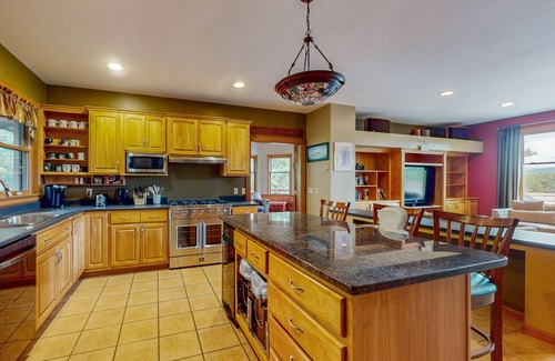 Chocorua Ski and Beach House | Sensational lakefront retreat with private beach, firepit, wood fireplace, & W/D