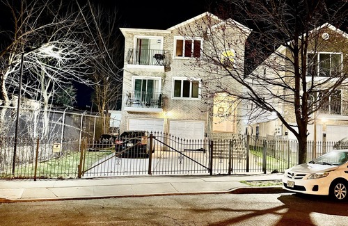 Newark Apartment | Serene 3BR, 2BA with Free Garage Parking -NYC Access, 5 Mins to EWR,Newark, NJ