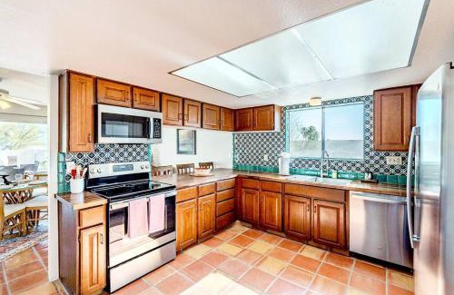 Tucson Apartment | Serene Desert Escape with Pool & Grill, Sleeps 8 - Low Summer Rates!