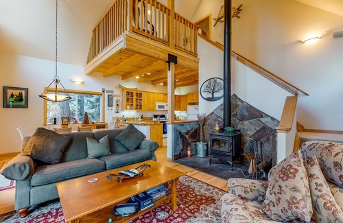 Serene Lakes House | Serene, dog-friendly cabin with private hot tub, wood stove