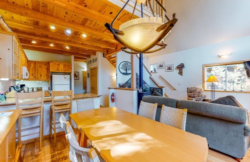 Serene Lakes House | Serene, dog-friendly cabin with private hot tub, wood stove