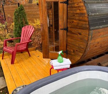 Rawdon Ski Chalet | Serene Getaway Rawdon Nordic Spa, Sauna, Nature and Pool
